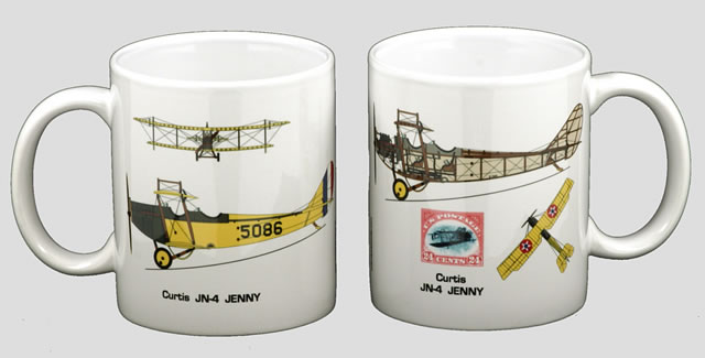 Cutaway Design Mug - Curtiss JN-4 Jenny (Army)